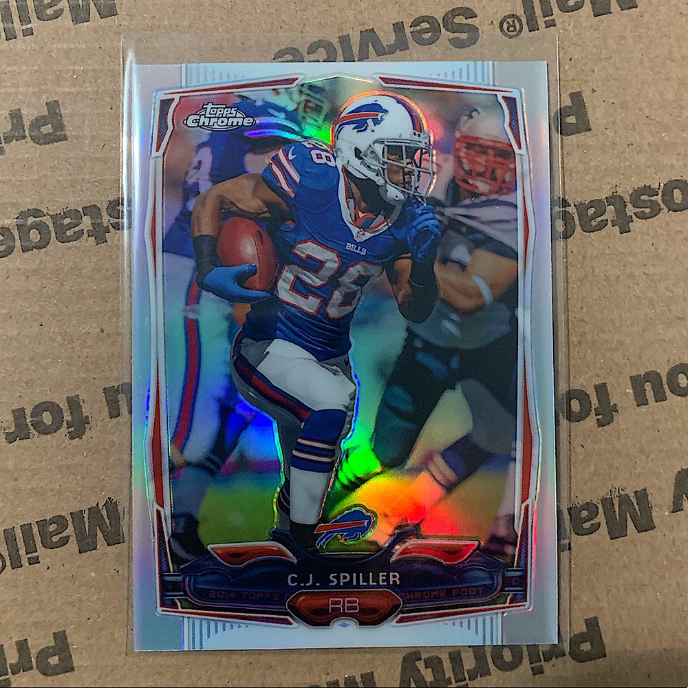 C.J. Spiller β14 Topps Chrome Card
